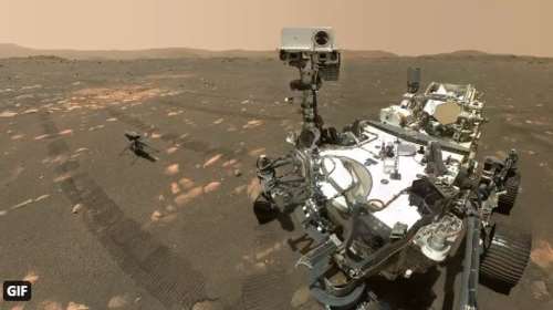 NASA: Η selfie του Perseverance με το ελικόπτερο Ingenuity στον Άρη