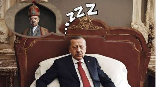 Το Ισραήλ χλευάζει τον Ερντογάν: Σκίτσο με τον Τούρκο πρόεδρο να ονειρεύεται ότι είναι... σουλτάνος