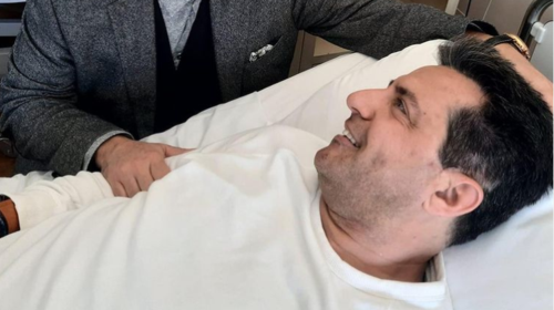 Κωνσταντίνος Αγγελίδης: Η συγκλονιστική φωτογραφία λίγο πριν το κρίσιμο χειρουργείο - Στο πλευρό του ο γιατρός του [Εικόνα]