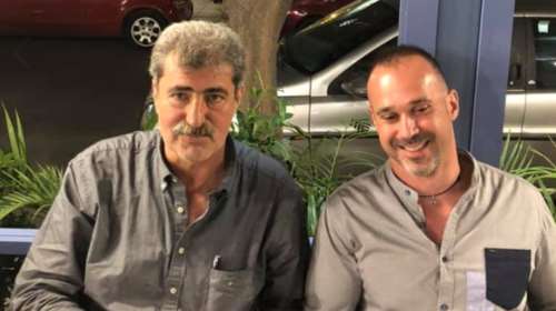 Ο Πολάκης κήρυξε τον &quot;πόλεμο&quot; στον Χρυσοχοΐδη από ...ψαροταβέρνα στο Μοσχάτο - Μαζί με τον αστυνομικό του ΣΥΡΙΖΑ [εικόνα]