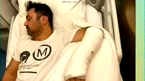 Σοβαρό ατύχημα για τον Γιώργο Θεοφάνους: Τα πρώτα λόγια μετά το χειρουργείο [βίντεο]