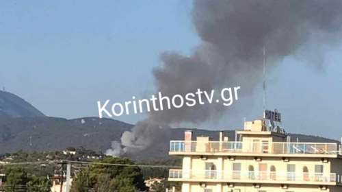 Υπό μερικό έλεγχο η φωτιά σε δασική έκταση στην Καλλιθέα Λουτρακίου