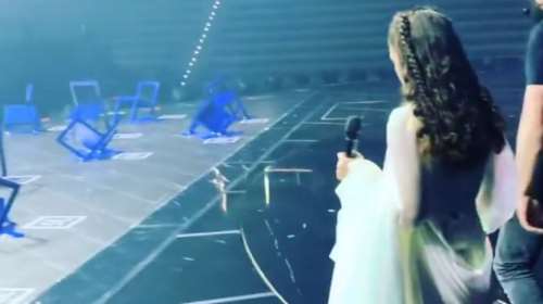 Eurovision 2022: Στιγμιότυπο από την τελική πρόβα της Αμάντα Γεωργιάδη - Αυτό είναι το σκηνικό [Εικόνα - Βίντεο]