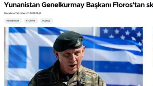 Τουρκικός Τύπος για τις δηλώσεις Φλώρου: Ο γείτονας παίζει με τη φωτιά, κάνει προκλητικά σχόλια