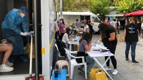 Κορονοϊός: 12 νέα κρούσματα σε 266 rapid τεστ στην πλατεία Βικτωρίας