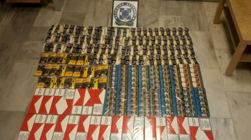 Αστυνομική επιχείρηση στην Κρήτη: Kατασχέθηκε μεγάλη ποσότητα λαθραίων τσιγάρων [εικόνες]