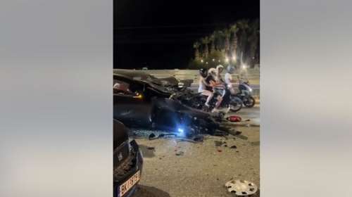 Λ. Ποσειδώνος: Βίντεο ντοκουμέντο από την καραμπόλα 7 οχημάτων - Πώς συνέβη το τροχαίο