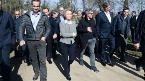 Στην Αθήνα η Ούρσουλα φον ντερ Λάιεν για τα ασυνόδευτα προσφυγόπουλα-Συνάντηση με Μητσοτάκη