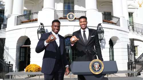 Αντετοκούνμπο: Από τα Σεπόλια, στο Οβάλ Γραφείο του Λευκού Οίκου - Συνάντηση με τον Μπάιντεν [Εικόνες - Βίντεο]