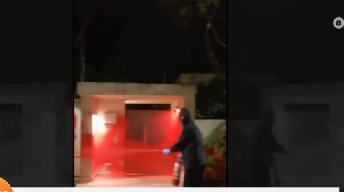 Επίθεση του Ρουβίκωνα στο σπίτι του Γιώργου Γεραπετρίτη