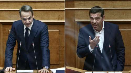 Σύγκρουση Μητσοτάκη - Τσίπρα στην Βουλή για ακρίβεια και πανδημία με φόντο τα νέα μέτρα