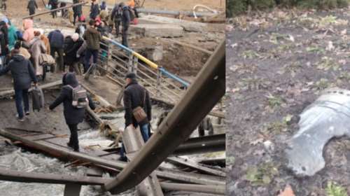 Ουκρανία: Θραύσμα πυραύλου στην αυλή του δημοσίευσε ο Ζελένσκι - &quot;Δεν με πέτυχαν&quot; λέει με χιούμορ