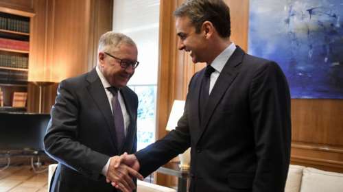 Με Ρέγκλινγκ και Μακντάουελ συναντάται ο Κυριάκος Μητσοτάκης την Παρασκευή