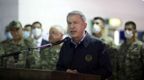 Εμπρηστικός ο Ακάρ: Η Ελλάδα δεν θα υπερέχει ποτέ της Τουρκίας - Προβοκάτσια η άσκηση στις Οινούσσες