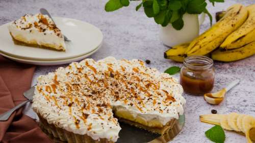 Συνταγή για κολασμένη τούρτα Banoffee με σοκολάτα - Τέλεια και πανεύκολη