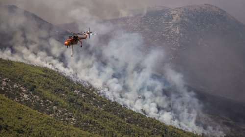 Φωτιά στα Βίλια: Πώς θα είναι οι άνεμοι τις επόμενες ώρες - Πρόβλεψη meteo