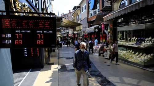 Κατρακυλάει η τουρκική λίρα -  Σε νέο χαμηλό επίπεδο - ρεκόρ