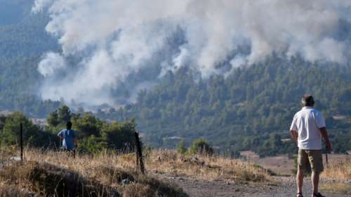 Υπό έλεγχο η φωτιά στο οροπέδιο Λασιθίου - Αμεση παρέμβαση της Πυροσβεστικής
