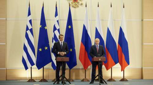 Οι ευχές του Πούτιν στον Μητσοτάκη για Χριστούγεννα και Πρωτοχρονιά