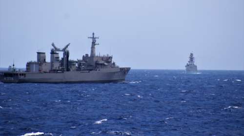 Dynamic Guard 21-II: Εντυπωσιακή νατοϊκή άσκηση με πολεμικά πλοία ανοιχτά της Κρήτης [εικόνες]