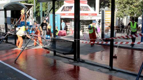 Εργα στο Σύνταγμα για τον Μεγάλο Περίπατο - Μπουλντόζες στην πλατεία - Τι αλλάζει στις μετακινήσεις