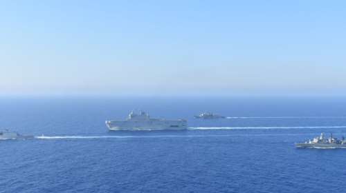 Στην ανατολική Μεσόγειο οι γαλλικές δυνάμεις: Κοινή ναυτική άσκηση Ελλάδας - Γαλλίας [Εικόνες-Βίντεο]