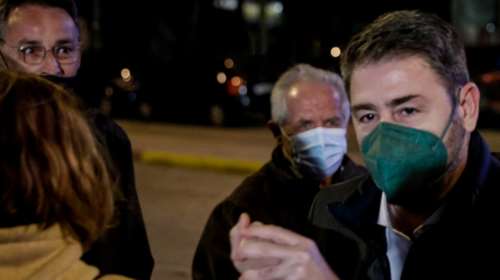 Εκλογές στο ΚΙΝΑΛ: Πρώτη αντίδραση Ανδρουλάκη - &quot;Όλα καλά&quot; [Βίντεο]