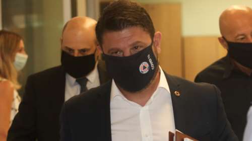 Στην ΕΑΔ ο Χαρδαλιάς - &quot;Το μότο της συνεργασίας μας: η τήρηση μέτρων, η εφαρμογή των νόμων σώζει ζωές&quot;