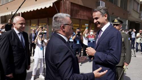 Μήνυμα Μητσοτάκη από τη Δράμα: Να εμβολιαστείτε όλοι