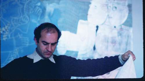 Εικόνα άλλης εποχής: Ο Αλέκος Φασιανός με τον Γιάννη Τσαρούχη στο Παρίσι των &#39;80s - Σπάνιο κλικ