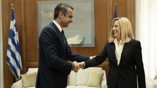 Στον Ευαγγελισμό ο Κυριάκος Μητσοτάκης: Επισκέφθηκε τη Φώφη Γεννηματά χωρίς κάμερες και δηλώσεις