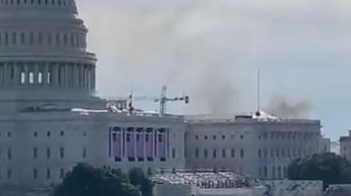 ΗΠΑ - Συναγερμός στο Καπιτώλιο: Σφραγίστηκε το κτίριο λόγω &quot;εξωτερικής απειλής&quot; - Πού ξέσπασε φωτιά