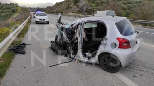 Τραγωδία στο Ηράκλειο: Νεκροί ένας 23χρονος και μία 51χρονη σε τροχαίο - Συγκρούστηκαν μετωπικά τα Ι.Χ [εικόνες]