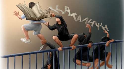 Σάλος με σκίτσο που παρουσιάζει μαθητές- καταληψίες σαν πιθήκους- Το σχόλιο Μπογδάνου, η αντίδραση της Ακρίτα