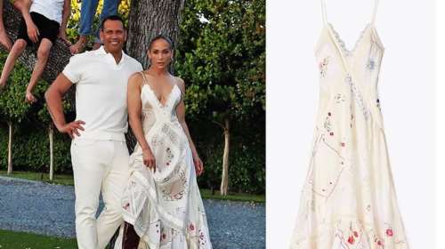 Τζένιφερ Λόπεζ: Η απίθανη εμφάνιση της με λευκό κεντημένο φόρεμα &amp; μπότες