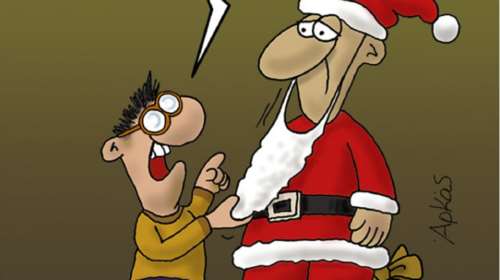 Ο Αρκάς καλωσορίζει τον χειμώνα με τον πιο κατάλληλο τρόπο [σκίτσο]