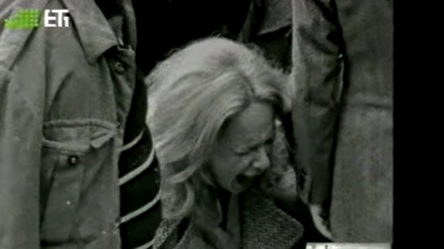 Βίντεο ντοκουμέντο: Ο σπαραγμός της Αλίκης Βουγιουκλάκη στην κηδεία Φίνου - Τα πλάνα που συγκλονίζουν