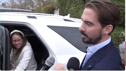 Φίλιππος Γλύξμπουργκ: Με σπαστά ελληνικά η μοναδική δήλωση on camera μετά τον γάμο με την Νίνα Φλορ