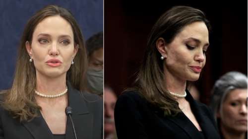 Κατέρρευσε η Τζολί στην ομιλία της στο Κογκρέσο: Το ξέσπασμα σε δάκρυα μιλώντας για την κακοποίηση