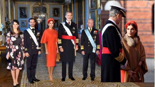 Άλλος αέρας στη Σουηδία: To άψογο χειμερινό look βασίλισσας Λετίσια και το αυστηρό βλέμμα στον Φελίπε