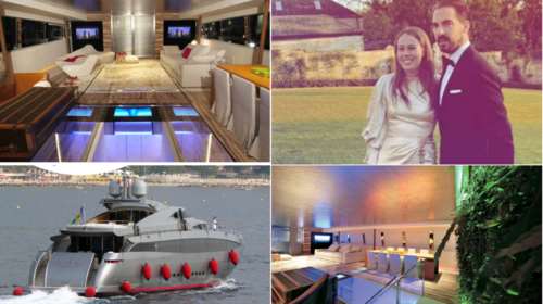 Φίλιππος Γλύξμπουγκ – Νίνα Φλορ: Στην Ελλάδα με το υπερπολυτελές γιοτ του κροίσου πατέρα της νύφης [Εικόνες]