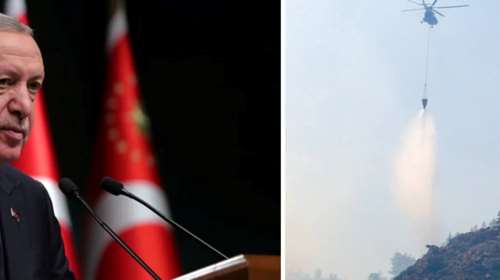 Τουρκία: Ο Ερντογάν εξετάζει επαναφορά της θανατικής ποινής για τους εμπρηστές - Μετά τη μεγάλη φωτιά στη Μαρμαρίδα