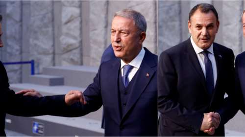Παναγιωτόπουλος - Ακάρ: Η χειραψία στις Βρυξέλλες, το body language και το μήνυμα της Αθήνας σε Αγκυρα [εικόνες]