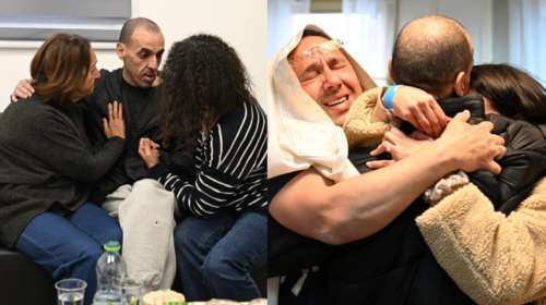 Ισραήλ: Στις αγκαλιές των συγγενών τους οι τρεις όμηροι της Χαμάς - Οργή για την κατάστασή τους - Πράσινο φως Νετανιάχου για τη 2η φάση