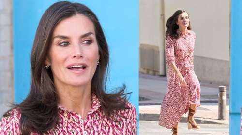 Δεν υπάρχει άλλη σαν τη Λετίσια: Η Βασίλισσα της Ισπανίας αψεγάδιαστη με υπέροχο εμπριμέ σεμιζιέ - Τιμή έκπληξη