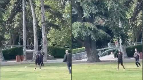 Γαλλία: Η στιγμή της σύλληψης του δράστη της επίθεσης με μαχαίρι σε νήπια σε παιδική χαρά [Βίντεο]