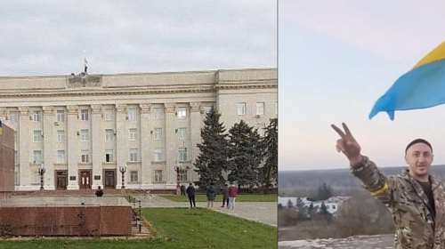 Υψώθηκε η ουκρανική σημαία στη Χερσώνα - Ολοκληρώθηκε η ταπεινωτική απόσυρση των Ρώσων