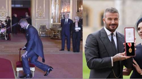 Arise, Sir David: Ο Μπέκαμ χρίστηκε ιππότης από τον Κάρολο - Ο γιος κομμώτριας έλαμψε και στο Ουίνδσορ