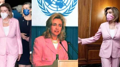 Η πολιτική του ροζ ταγιέρ: Πώς η Νάνσι αντέγραψε τη Χίλαρι για να επιβάλλει την ατζέντα της απέναντι στο Πεκίνο