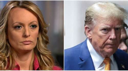 Η Ντάνιελς καταθέτει στη δίκη Τραμπ: &quot;Με υποδέχτηκε με σατέν πιτζάμες, είπε ότι δεν κοιμάται καν στο ίδιο δωμάτιο με τη Μελάνια&quot;